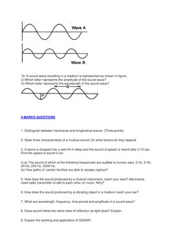 Class 9 Sound: Key Questions & Concepts | PDF | Sound | Waves