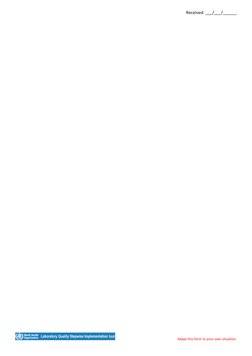 Laboratory Request Form Template | PDF