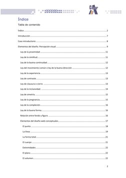 2 
 
Índice 
Tabla de contenido 
Índice ...................................................................................