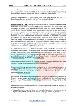 B 3 T 3  
L E N G U A J E S  D E  P R O G R A M A C I Ó N  
T A I  
P A B L O  A R E L L A N O  
www.theglobeformacion.com 
P