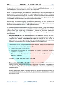 B 3 T 3  
L E N G U A J E S  D E  P R O G R A M A C I Ó N  
T A I  
P A B L O  A R E L L A N O  
www.theglobeformacion.com 
P