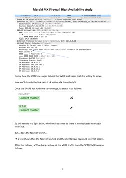 Meraki MX High Availability Configuration Guide | PDF | Ip Address ...