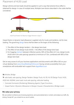 AASHTO HL-93 Loading Explained | PDF | Truck | Tire