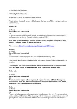 •1.3mL/kg/hr for 36 minutes
•2.6mL/kg/hr for 48 minutes
•Then 4mL/kg/hr for the remainder of the infusion.
What volume of dru