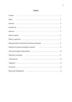 2
ÍNDICE
Caratula
……………………………………………………………………………
1 
Índice
……………………………………………………………………………
2
Resumen
………………………………………………………………………