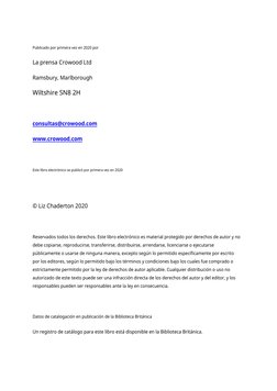 Publicado por primera vez en 2020 por
La prensa Crowood Ltd
Ramsbury, Marlborough
Wiltshire SN8 2H
consultas@crowood.com (mai