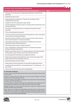 EYFS Development Matters: Birth to Three | PDF | Language Arts ...