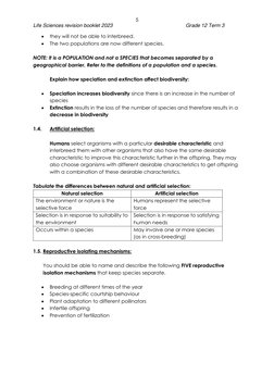 Grade 12 Evolution Notes.pdf Grade 12 Evolution Revision Notes | PDF | Meiosis | Evolution