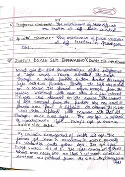 B.SC 4 SEM Physics OPTICS Notes | PDF