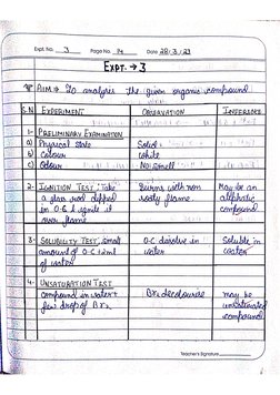 B.SC 4 Sem Chemistry Practical | PDF