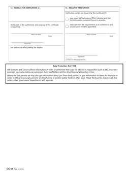 Atr Document Example ATR Movement Certificate for Turkey | PDF