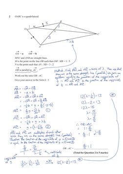 Gcse Vector Rato Questions GCSE Vector Ratio Problems | PDF | Classical Geometry | Analytic Geometry