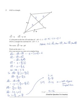 Gcse Vector Rato Questions GCSE Vector Ratio Problems | PDF | Classical Geometry | Analytic Geometry