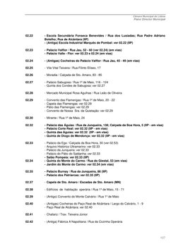 Câmara Municipal de Lisboa 
Plano Director Municipal 
 
107
02.22 
- Escola Secundária Fonseca Benevides / Rua dos Lusíadas