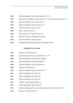 Câmara Municipal de Lisboa 
Plano Director Municipal 
 
110
 
05.20 
- Edifício de habitação / Rua Direita da Ameixoeira, 2