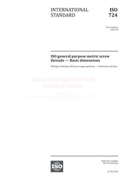 ISO-724-2023 - ISO General Purpose Metric Screw Threads | PDF ...