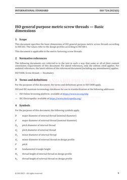 ISO-724-2023 - ISO General Purpose Metric Screw Threads | PDF ...
