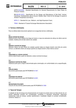 N-270 
REV. E 
 
12 / 2010 
 
9 
ASTM A20/A20M - Standard Specification for General Requirements for Steel Plates for 
Pr