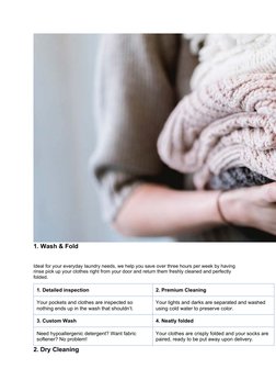 Laundry Profile.pdf Comprehensive Laundry Services Proposal | PDF