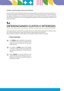 7
¿Pudiste encontrar palabras nuevas para describirte? 
Esta actividad presenta diferentes aspectos que pueden definir a una