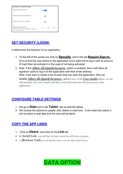 AppSheet User Manual Guide | PDF | Menu (Computing) | Google Play
