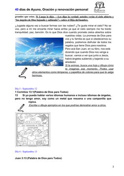 40 días de Ayuno, Oración y renovación personal 
______________________________________________________
grandes que estas. 51