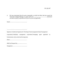 Form 28: Inter-Floor Leakage Inspection | PDF | Law | Computers