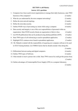 Level 6 Digital Literacy Assessment 2023 | PDF | Microsoft Excel ...