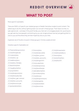 Reddit Guide for Adult Content Creators | PDF