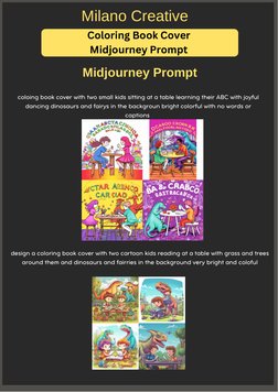 Milano Creative
Coloring Book Cover
Midjourney Prompt
Midjourney Prompt

coloing book cover with two small kids sitting at a
