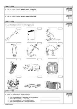 ACE-III Cognitive Examination Guide | PDF | Cognition | Cognitive Science