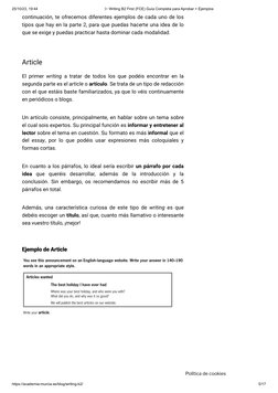Guía de Writing B2 First: Ejemplos y Estructuras | PDF | Calificaciones ...