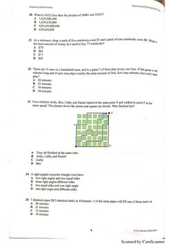 Selective Test Math Question Mastering Mathematics Selective and Scholarship Tests | PDF