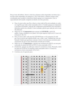 Para el resto del tablero, observe cómo las columnas están etiquetadas con letras (aj) y 
las filas están etiquetadas con núm