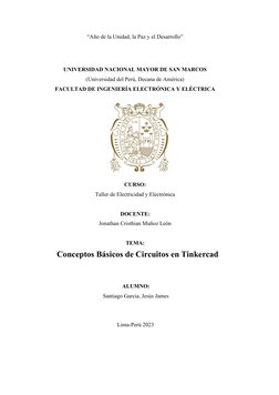 “Año de la Unidad, la Paz y el Desarrollo”
UNIVERSIDAD NACIONAL MAYOR DE SAN MARCOS 
(Universidad del Perú, Decana de América