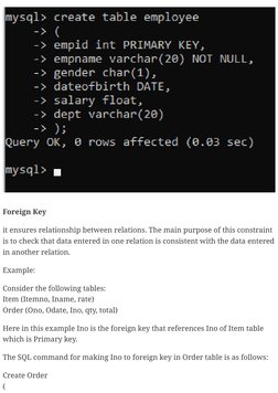 SQL Notes for Class 12 Students | PDF | Relational Database | Sql