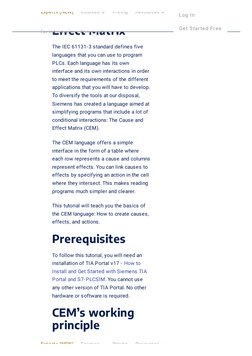 Siemens CEM Language Tutorial | PDF | Boolean Algebra | Teaching ...
