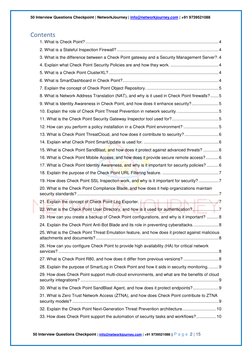 Checkpoint Interview Questions Check Point Firewall Interview Questions | PDF | Security | Computer ...