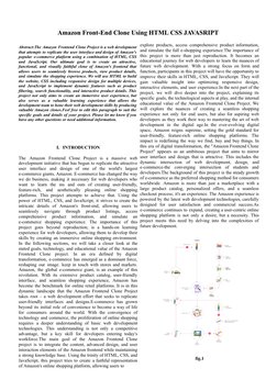 ‭Amazon Front-End Clone Using HTML CSS JAVASRIPT‬
‭Abstract‬‭:‬‭The‬‭Amazon‬‭Frontend‬‭Clone‬‭Project‬‭is‬‭a‬‭web‬‭developmen