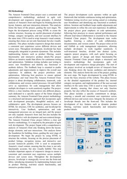 ‭III.Methodology‬
‭The‬ ‭Amazon‬ ‭Frontend‬ ‭Clone‬ ‭project‬ ‭uses‬ ‭a‬ ‭consistent‬ ‭and‬
‭comprehensive‬
‭methodology‬
‭an
