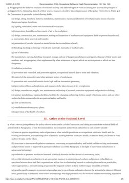 Ilo Reference ILO R164: Occupational Safety Guidelines | PDF | Occupational Safety ...