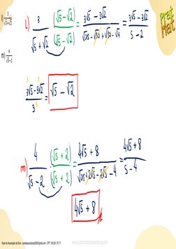 l)
3
5+ 2
m)
4
5−2
Ryan de Assumpção da Silva - ryandeassumpcao2003@gmail.com - CPF: 195.391.757-71
