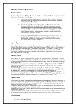 Diferentes aplicaciones de tipológicas:
Personas Típicas 
Un número de personas en el Antiguo Testamento, debido a su carácte