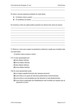 Prova Escrita de Português, 9.º ano
(Para)Textos
_____________________________________________________________________
______