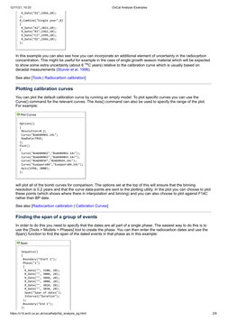 Example O D Rcal Dat OxCal Radiocarbon Analysis Guide | PDF | Radiocarbon Dating | Applied ...