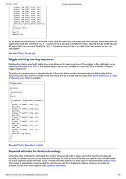 Example O D Rcal Dat OxCal Radiocarbon Analysis Guide | PDF | Radiocarbon Dating | Applied ...