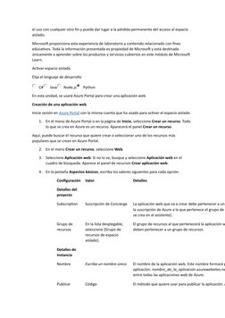el uso con cualquier otro fin y puede dar lugar a la pérdida permanente del acceso al espacio 
aislado.
Microsoft proporciona