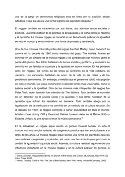 uso de la ganja en ceremonias religiosas está en línea con la tradición etíope
ortodoxa, y que su uso es una forma legítima d