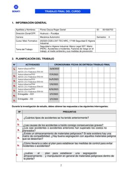 TRABAJO FINAL DEL CURSO 
2 
 
 
 
 
 
1. INFORMACIÓN GENERAL 
 
 
Apellidos y Nombres: 
Flores Ciezza Roger Daniel 
ID: 
0015