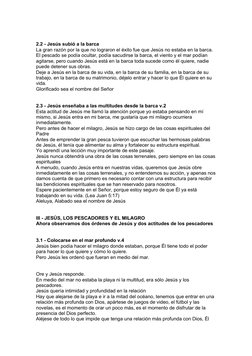 2.2 - Jesús subió a la barca
La gran razón por la que no lograron el éxito fue que Jesús no estaba en la barca.
El pescado se